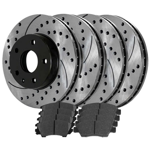 Rotors Ceramic Pads R 2010 2011 2012 2013 Chevy Camaro V6 OE Replacement